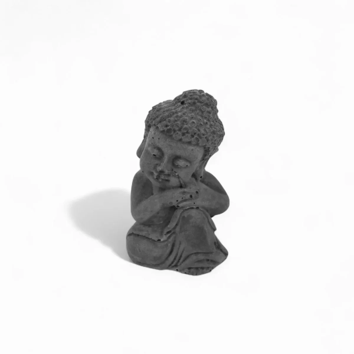 Bala Buddha – Beton | Grau & Anthrazit | Zeitlose Wohn-Deko – Bild 8