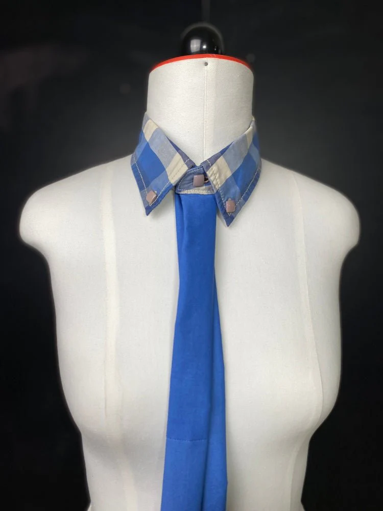 schickes, kariertes Kragen-Collier – Bild 2