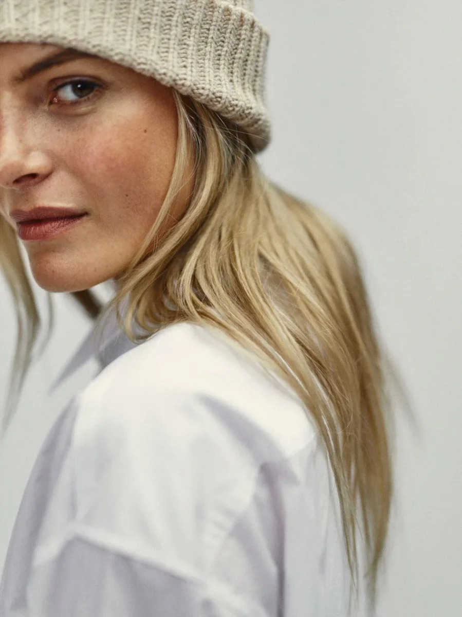 Mütze aus softem recyceltem Cashmere MixMütze aus softem recyceltem Cashmere Mix – Nachhaltig | Weich | Made in Italy – Bild 7